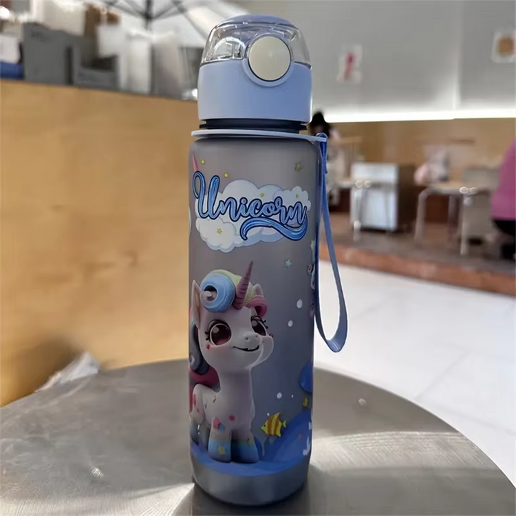 700ml Space-Themed BPA-Free Water Bottle - Durable & Portable for Outdoors