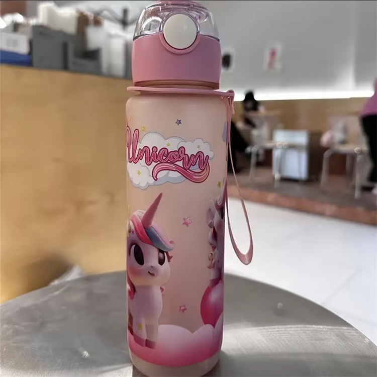 700ml Space-Themed BPA-Free Water Bottle - Durable & Portable for Outdoors