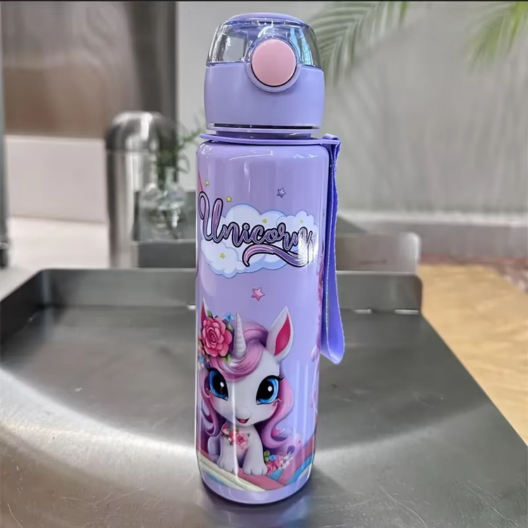 700ml Space-Themed BPA-Free Water Bottle - Durable & Portable for Outdoors