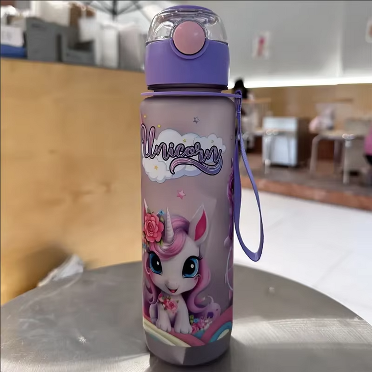 700ml Space-Themed BPA-Free Water Bottle - Durable & Portable for Outdoors