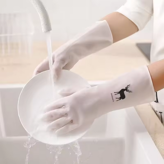 Durable Waterproof Latex Cleaning Gloves