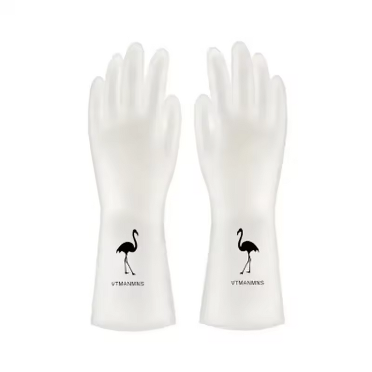 Durable Waterproof Latex Cleaning Gloves