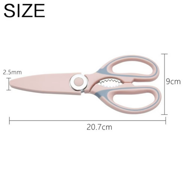 Ultra-Sharp Stainless Steel Kitchen Shears – Multi-Purpose Meat & Poultry Scissors