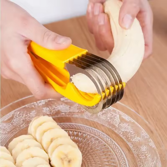 QuickSlice Stainless Steel Banana & Sausage Cutter