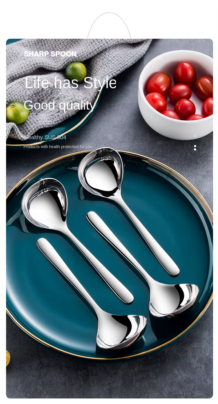 Stainless Steel Spoon Set – Durable & Elegant Tableware