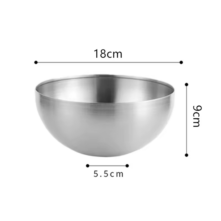 Stainless Steel Ramen & Salad Bowl – Stylish Golden Soup Bowl for Home Dining