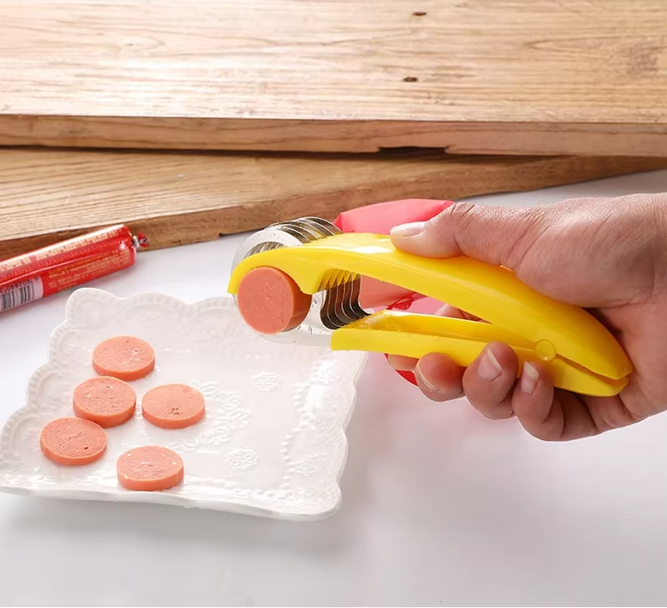 QuickSlice Stainless Steel Banana & Sausage Cutter