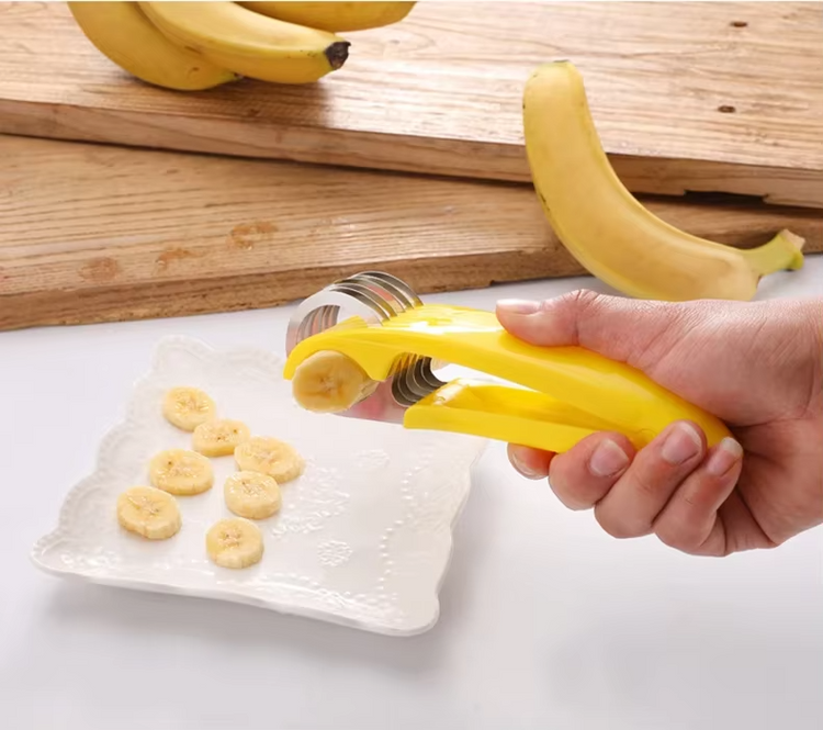 QuickSlice Stainless Steel Banana & Sausage Cutter