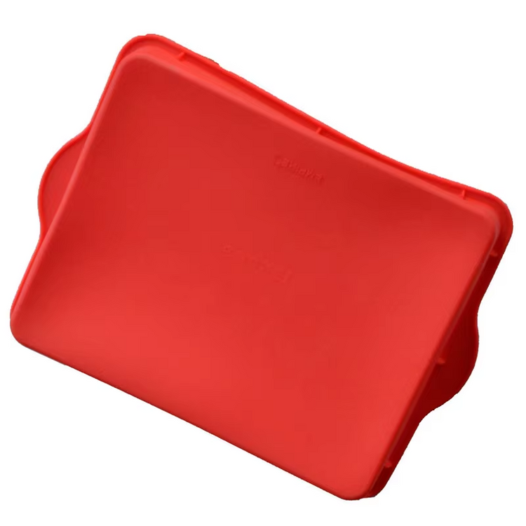 Non-Stick Square Silicone Baking Pan – Perfect for Cakes & Breads!