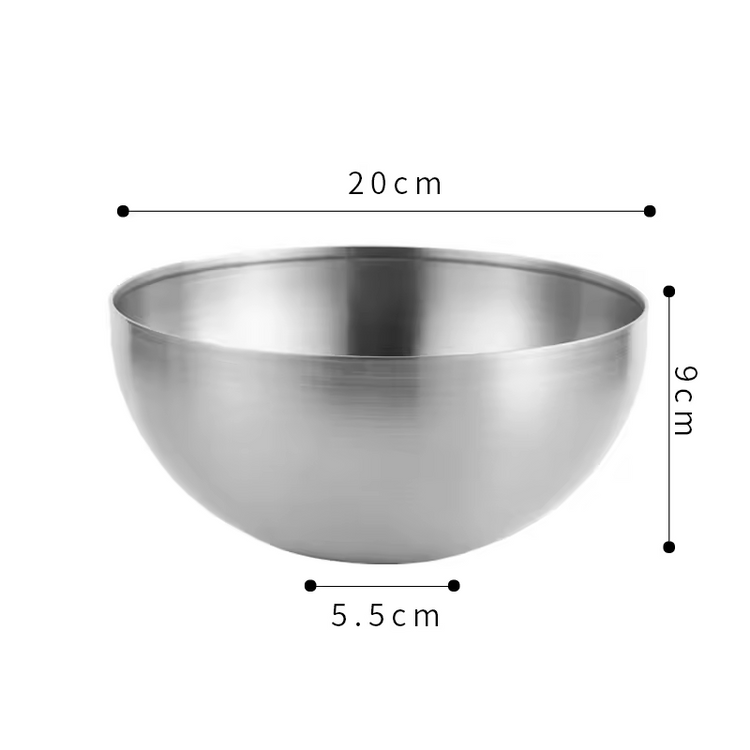 Stainless Steel Ramen & Salad Bowl – Stylish Golden Soup Bowl for Home Dining