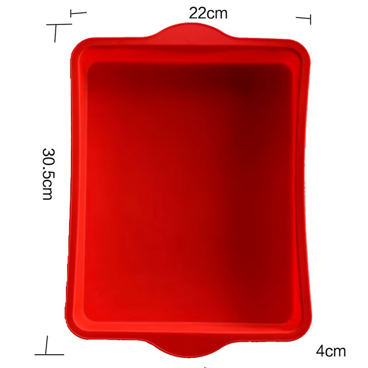 Non-Stick Square Silicone Baking Pan – Perfect for Cakes & Breads!