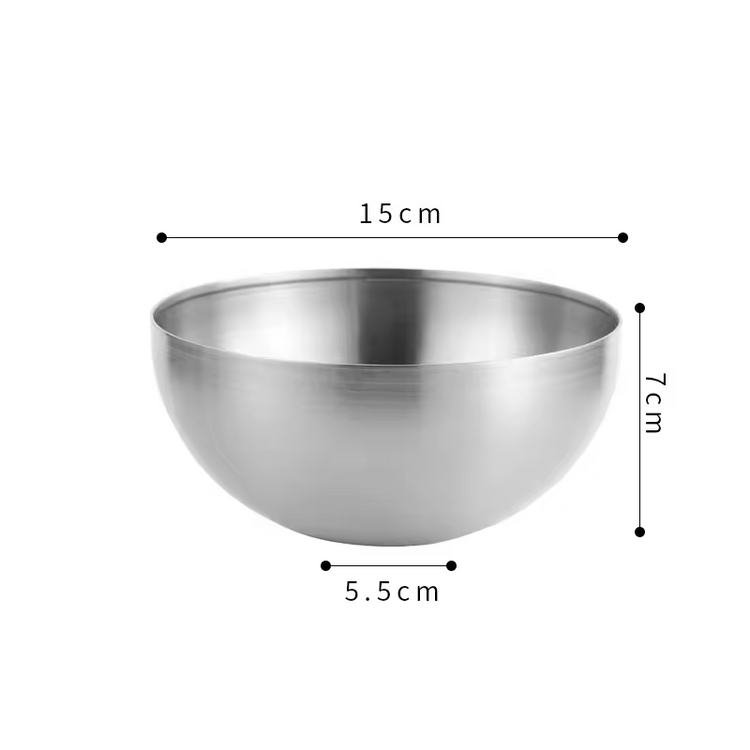 Stainless Steel Ramen & Salad Bowl – Stylish Golden Soup Bowl for Home Dining